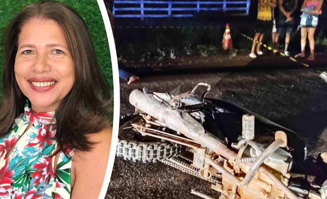Funcionária pública de Brasiléia morre em acidente de trânsito; motorista foge sem prestar socorro à vítima