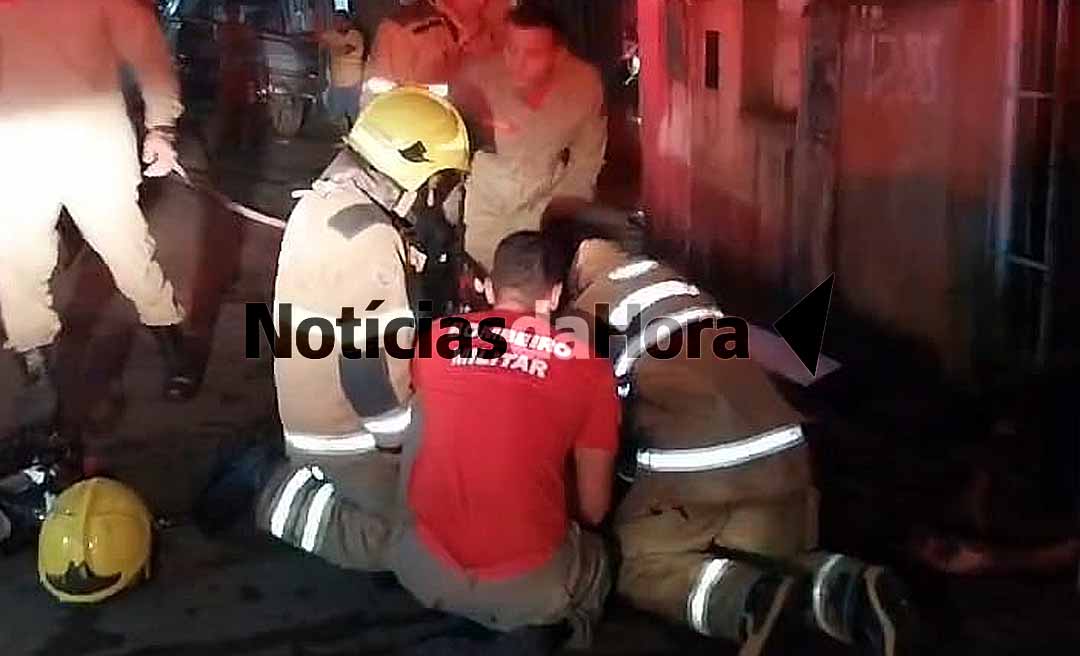 Homem morre asfixiado em princípio de incêndio no Centro de Rio Branco