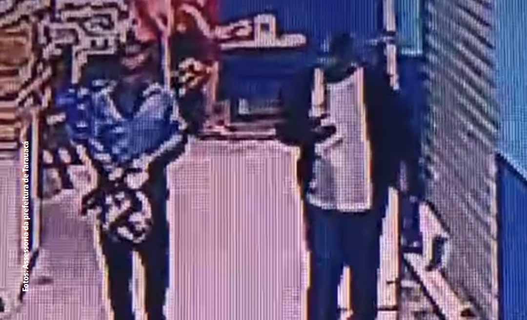 Homens são flagrados roubando celular no Mercado do Bosque; veja o vídeo