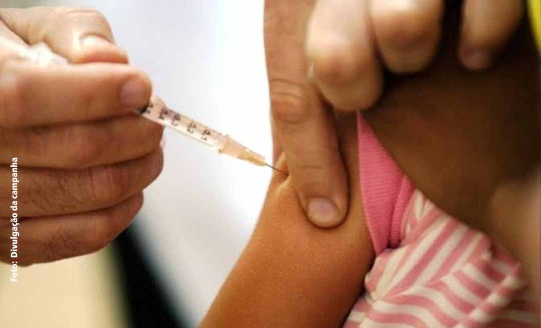 No Acre, mais de 27 mil crianças devem ser vacinadas contra poliomielite; campanha começa nesta segunda