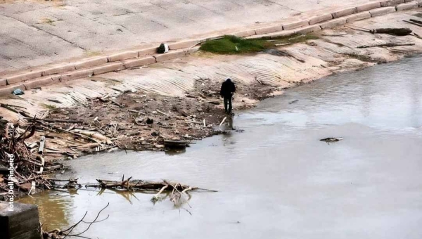 Na Capital, Rio Acre segue baixando; nível do manancial registrou 2,79 metros nesta segunda-feira