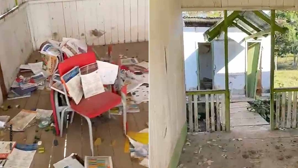 Escola rural de ensino fundamental no Município do Jordão está abandonada, denunciam moradores