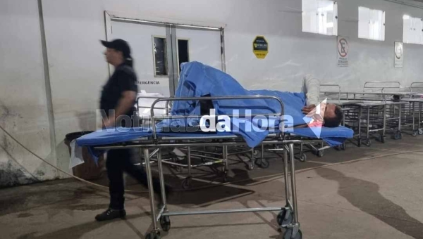 Na Capital, homem é vítima de agressão física com pedaço de madeira e vai parar no PS