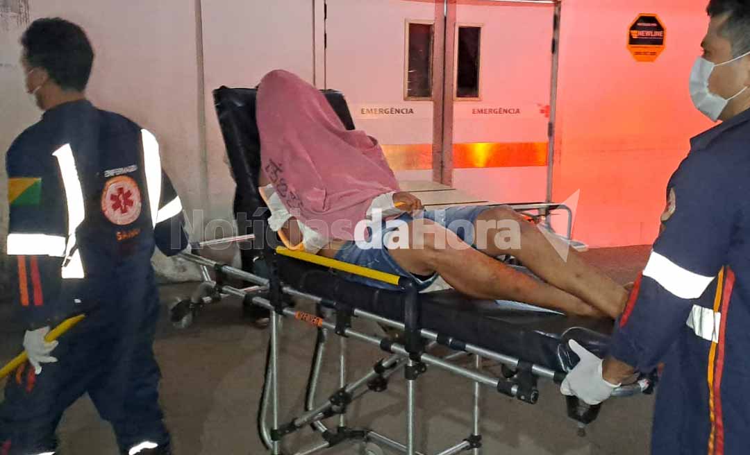 ‘Escravo’ da droga, jovem de 25 anos leva corretivo de traficantes após ser acusado de cometer roubos em área de facção