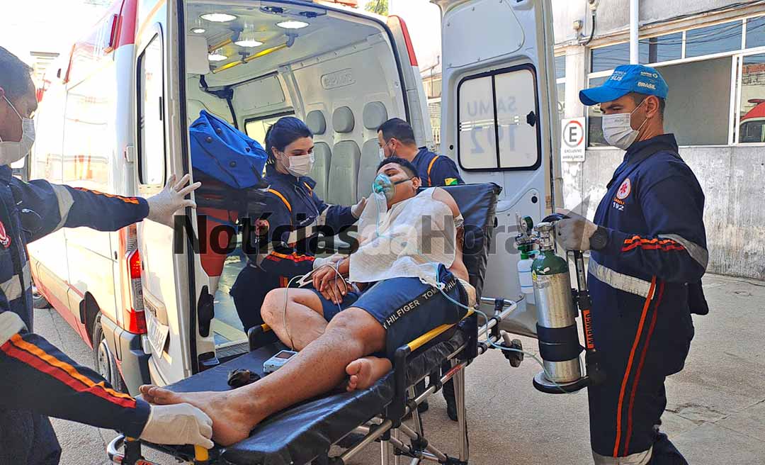 Tentativa de homicídio: homem ataca namorado da enteada no bairro Mocinha Magalhães, em Rio Branco