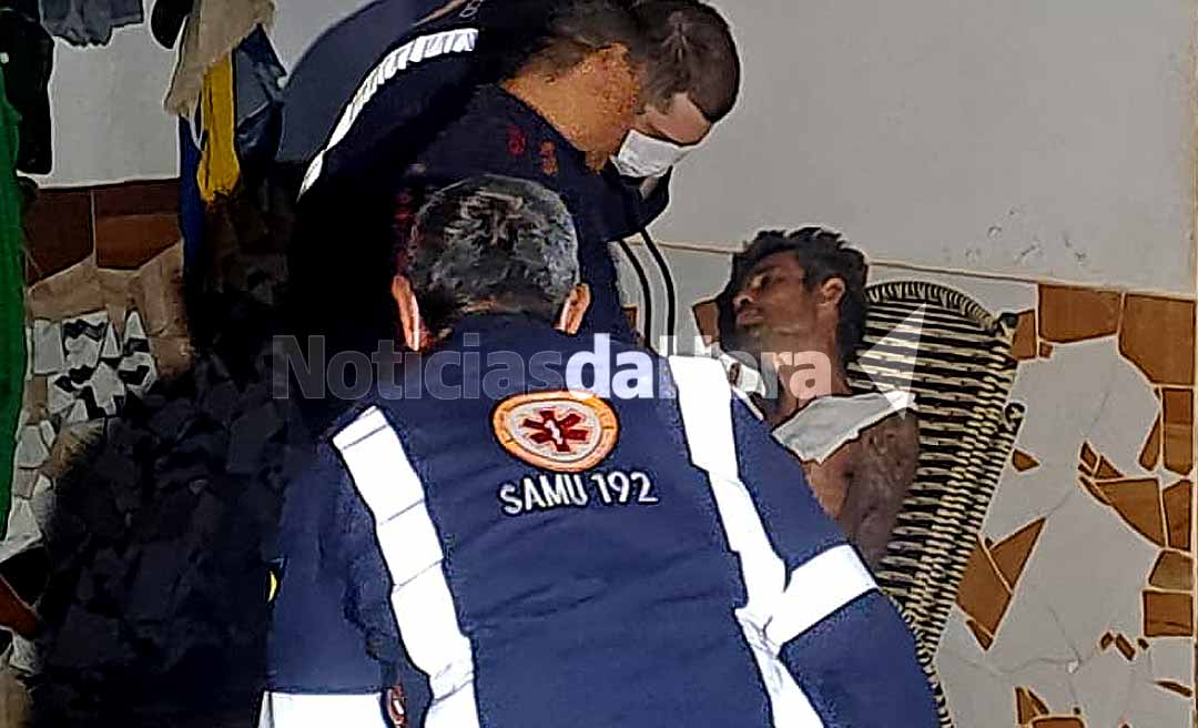 Homem monitorado pela Justiça é vítima de tentativa de homicídio por arma branca em Rio Branco