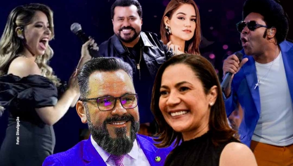 De olho no governo em 2026, Alan e Mailza disputam holofotes da Expoacre 2024 e anunciam shows da feira