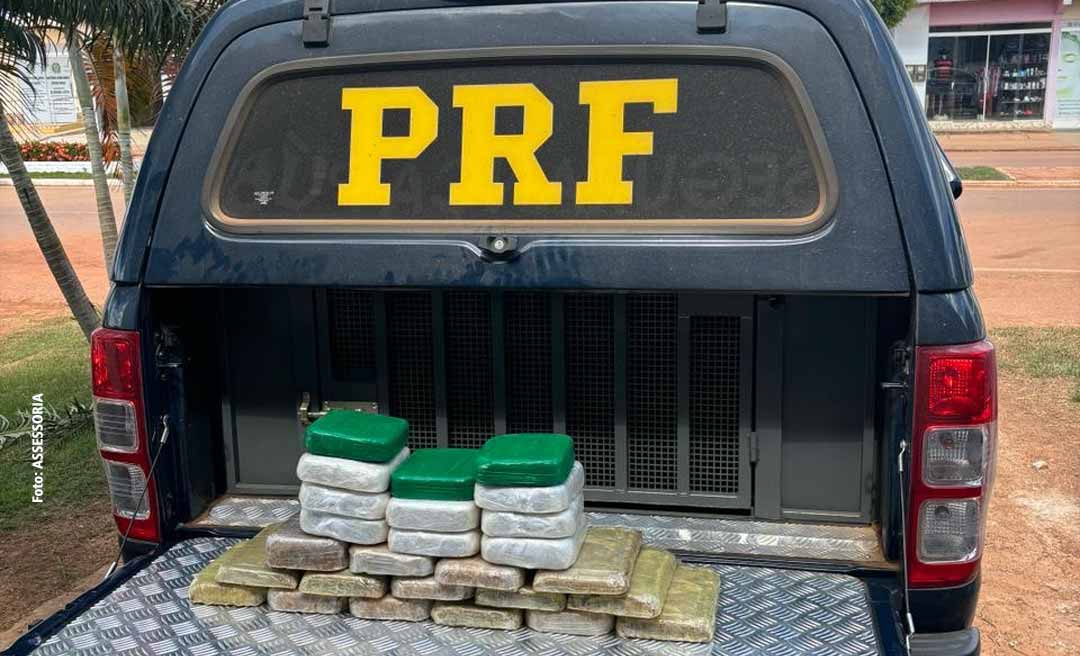 PRF apreende quase 28 kg de cocaína em fiscalização na BR-364 em Acrelândia