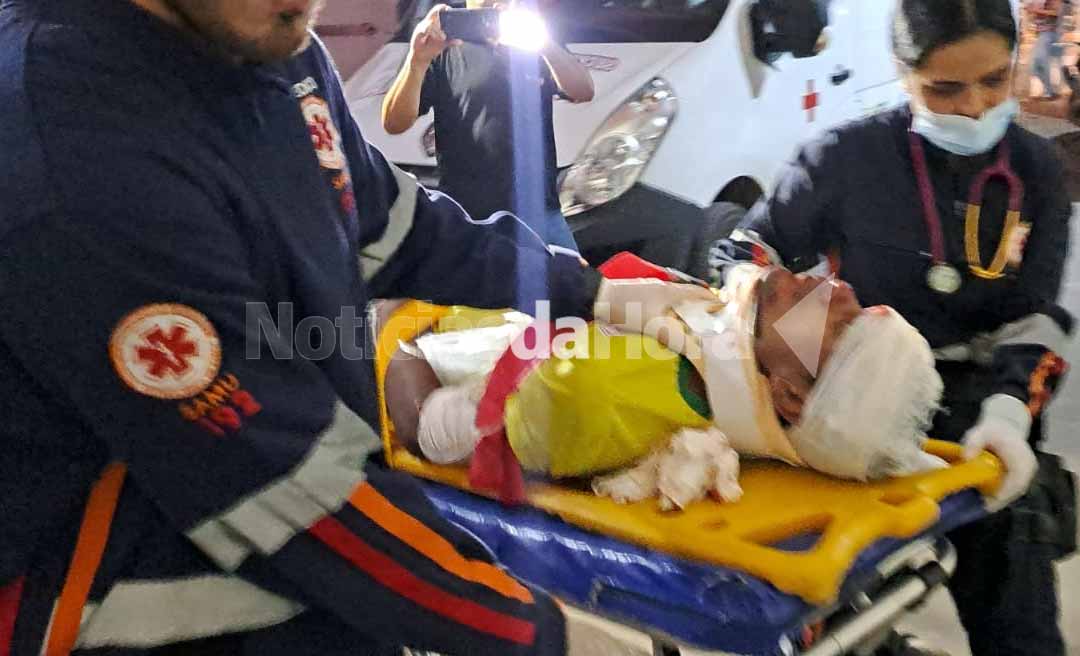 Homem é atropelado no bairro Cidade do Povo por motociclista que foge sem prestar socorro à vítima