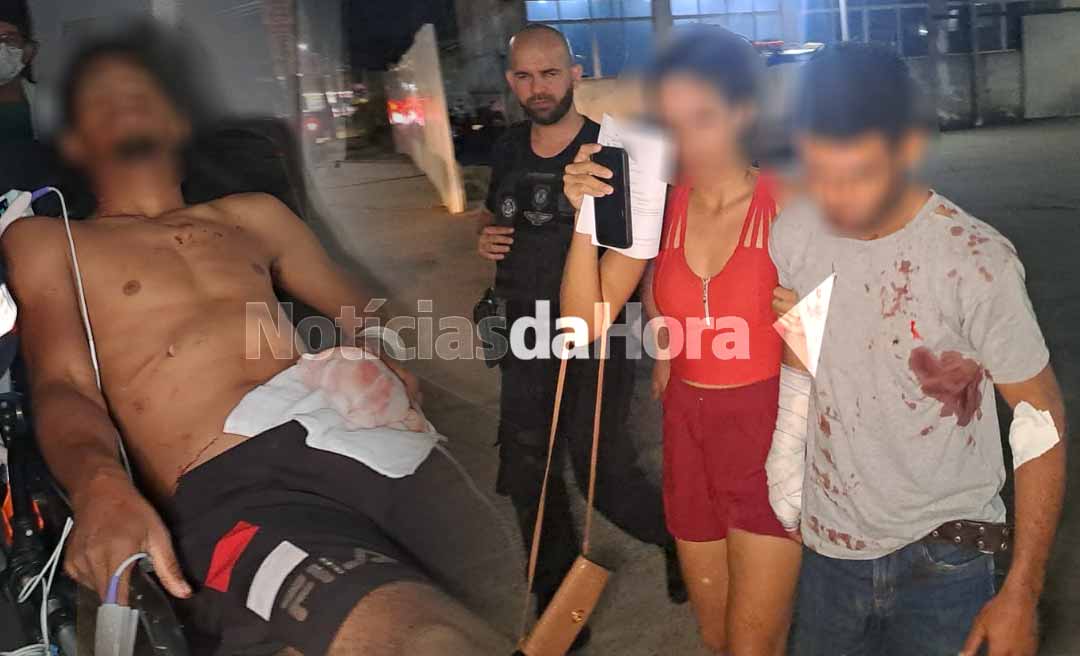 Discussão entre irmãos na Transacreana termina em tentativa de homicídio; vítima teve vísceras expostas