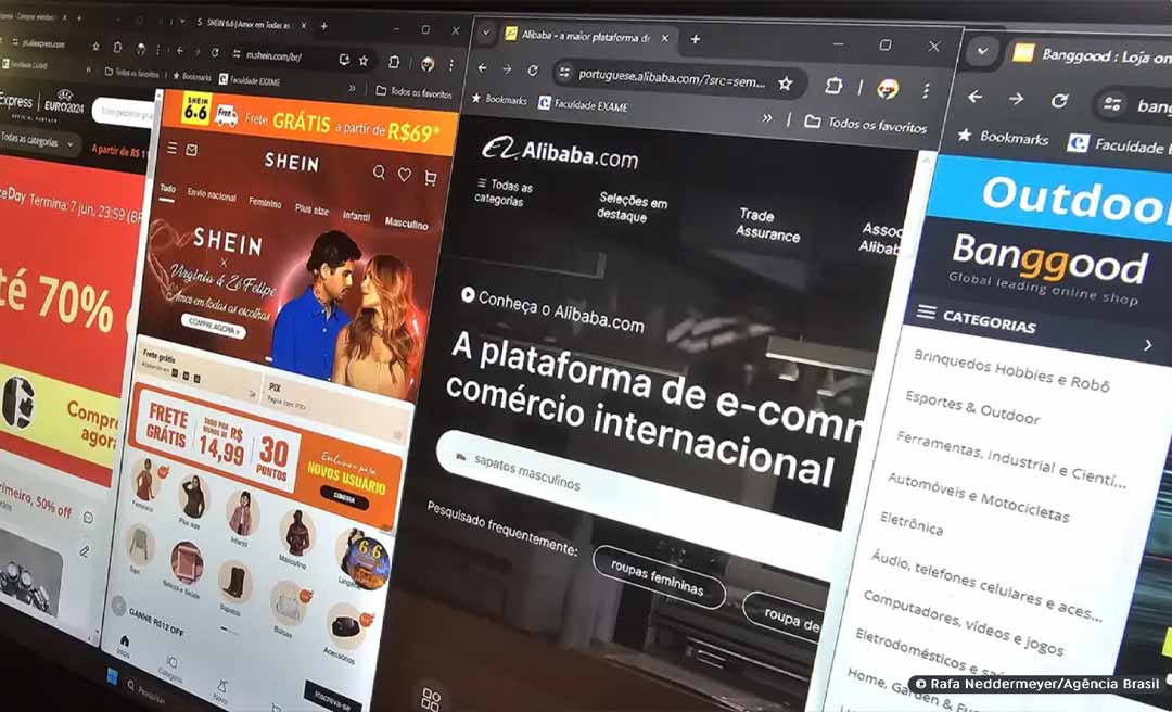 Compras de até US$ 50 pela internet começam a pagar 20% para Receita e 17% para os estados
