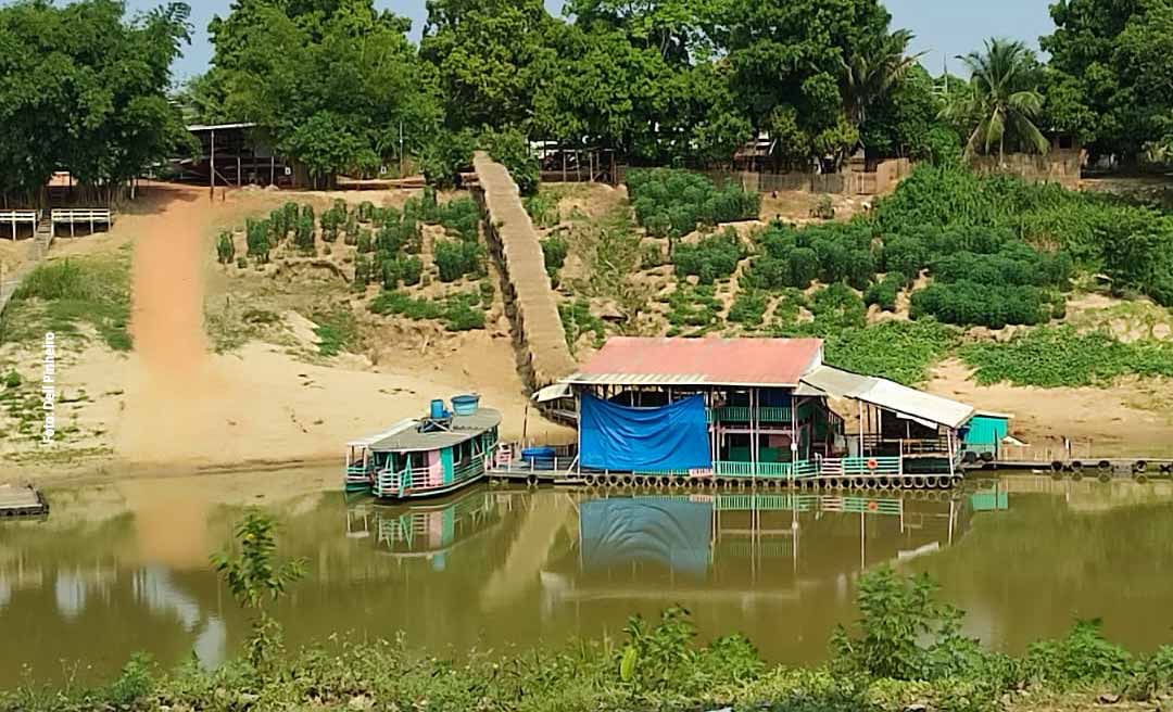 Rio Acre continua baixando na Capital; nível do manancial pode ser o menor já registrado em Rio Branco