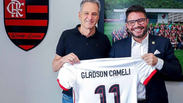 Gladson tem reunião com Rodolfo Landim, presidente do Flamengo, e recebe garantias de jogos do time na reabertura da Arena da Floresta e no Carioca 2025