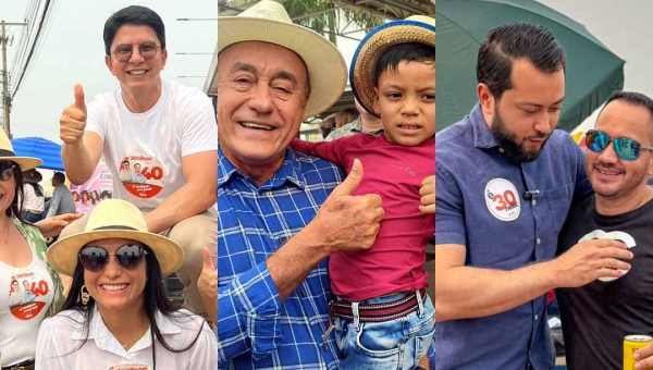 Com “Rei do Gado”, políticos e Gladson de moto, cavalgada marca abertura da Expoacre 2024