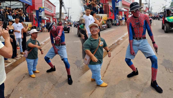 “Homem-Aranha” faz sucesso na cavalgada 2024