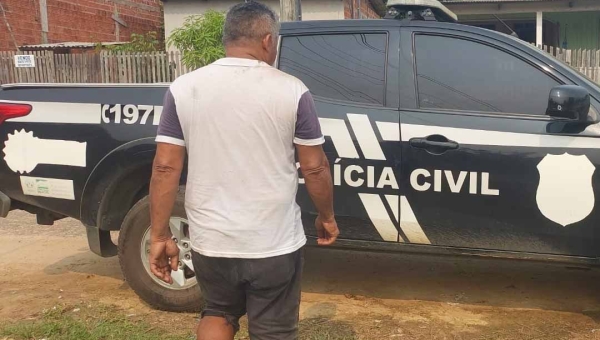 Polícia prende idoso acusado de praticar abuso sexual contra a enteada dos 9 aos 12 anos