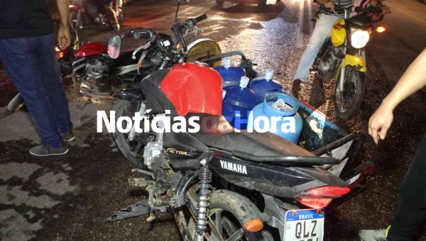 Acidente na Avenida Sobral deixa mulher gravemente ferida; dois adultos e uma criança estava em moto