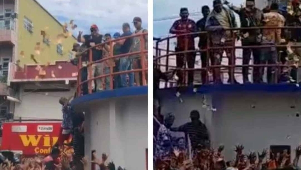 Candidato a prefeito é preso após jogar dinheiro para o povo no Amazonas