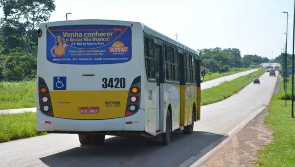 Transporte coletivo será gratuito em Rio Branco até as 15h deste domingo