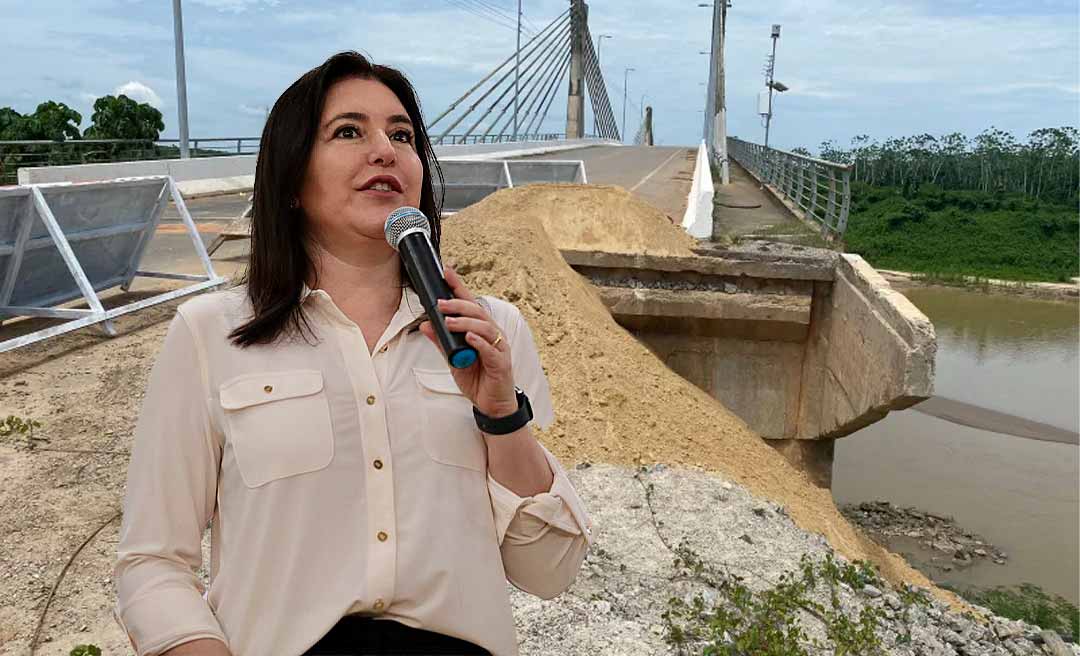 Simone Tebet autoriza liberação de recursos para prolongamento da ponte sobre o Rio Tarauacá; obra deve ficar pronta até abril