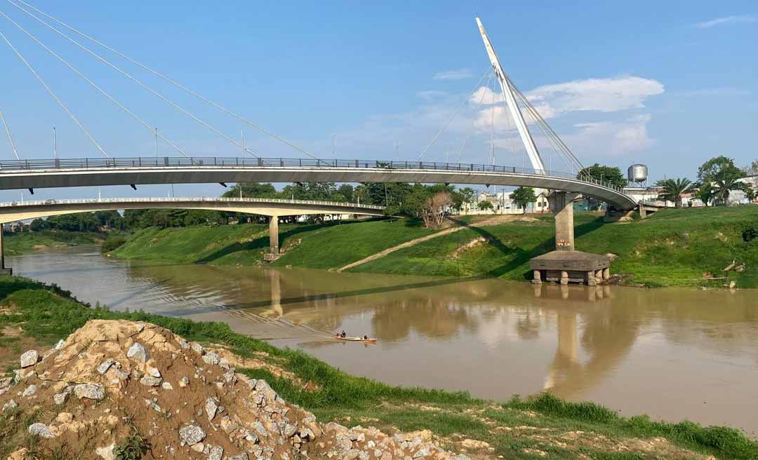 Nível do Rio Acre volta a ultrapassar dois metros na cidade de Rio Branco