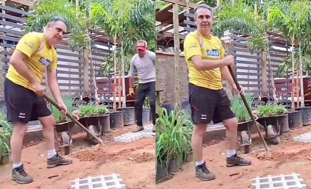 Em vídeo, Marcus Alexandre brinca e diz que já “chegou da balsa”: “O rio tava seco”