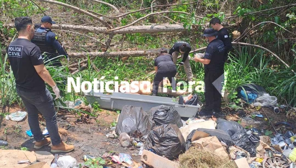 Motoboy é encontrado morto às margens de córrego na AC40, em Rio Branco