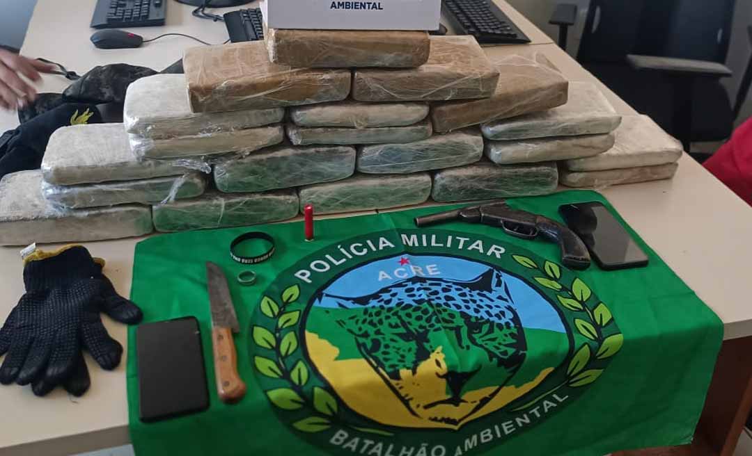 Ação rápida da polícia detém motociclistas com drogas e arma na BR-317, próximo a Vila Acre