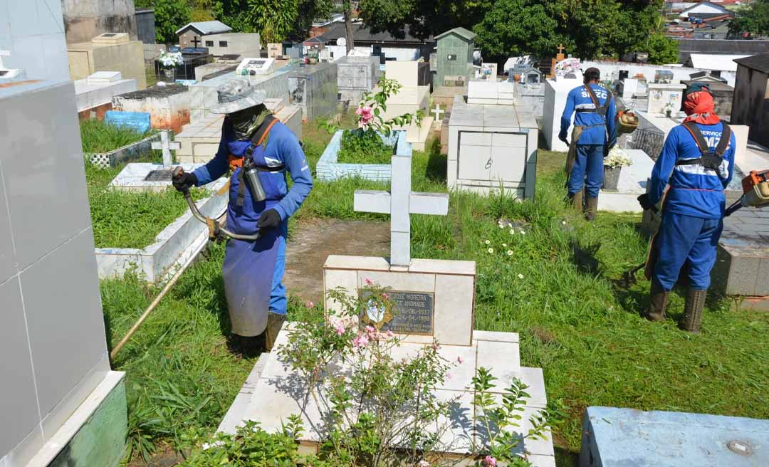 Mais de 50 mil pessoas devem visitar os cemitérios de Rio Branco neste Dia de Finados