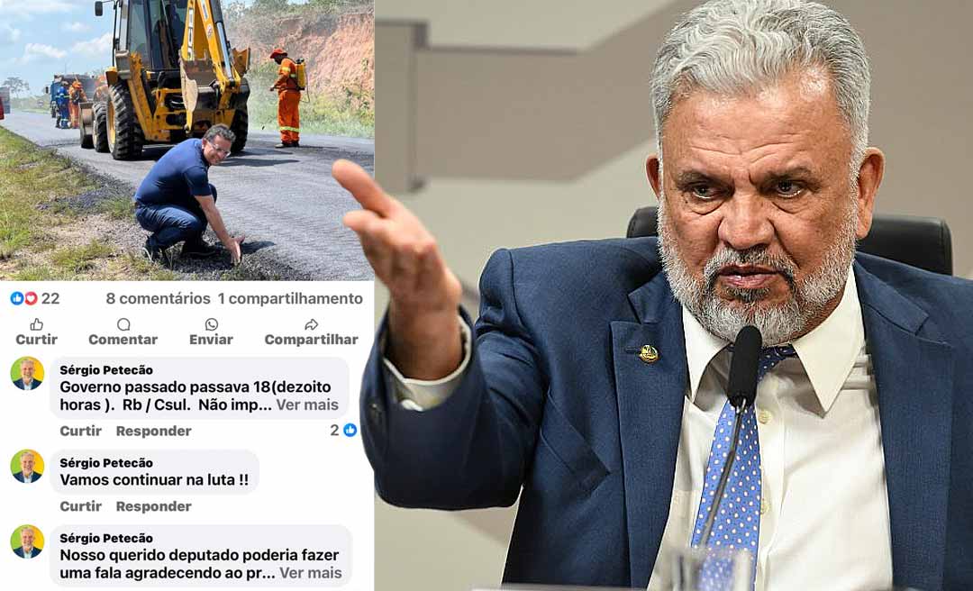 Petecão parabeniza Lula por avanços nas obras da BR-364 entre Rio Branco e Cruzeiro do Sul: "Não importa o partido, importa que o benefício chegou”
