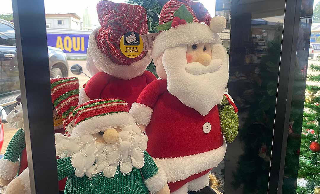 Comércio de Rio Branco se prepara para vendas de fim de ano; artigos natalinos já enfeitam lojas da Capital