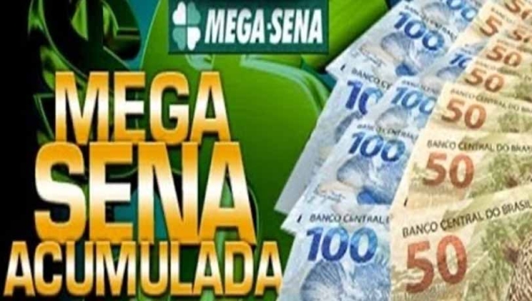 Mega-Sena acumula e prêmio chega a R$ 200 milhões para o próximo sorteio; o valor do jogo simples, com seis números, é de R$ 5
