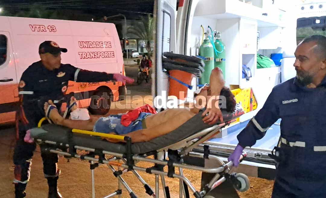 Motoboy sofre grave acidente ao colidir com cavalo na zona rural de Rio Branco