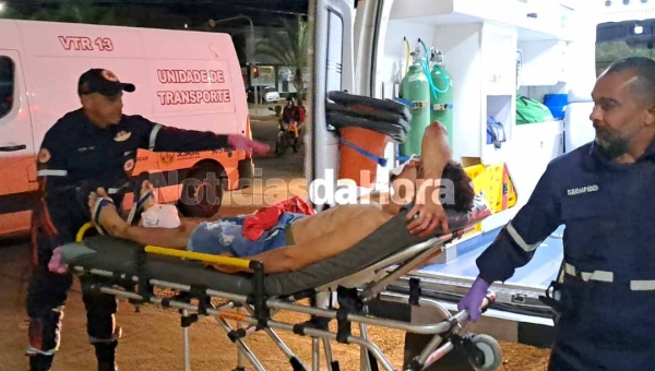 Motoboy sofre grave acidente ao colidir com cavalo na zona rural de Rio Branco