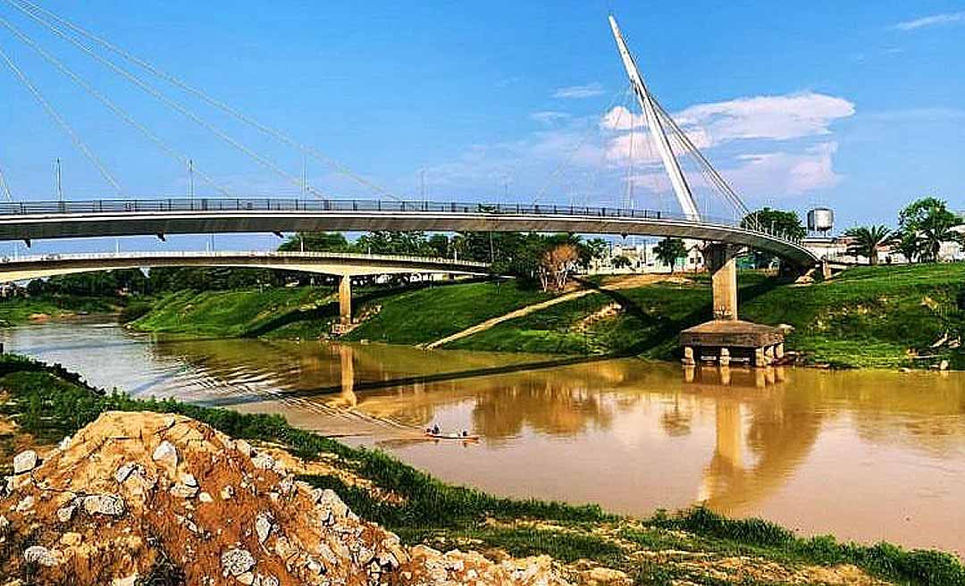 Chuvas elevam nível do Rio Acre na Capital; manancial registrou quase 4 metros nesta segunda-feira