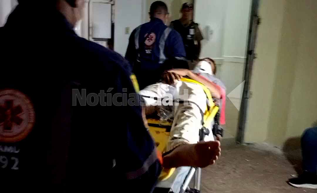 Colisão entre motocicletas deixa dois feridos na estrada de Porto Acre