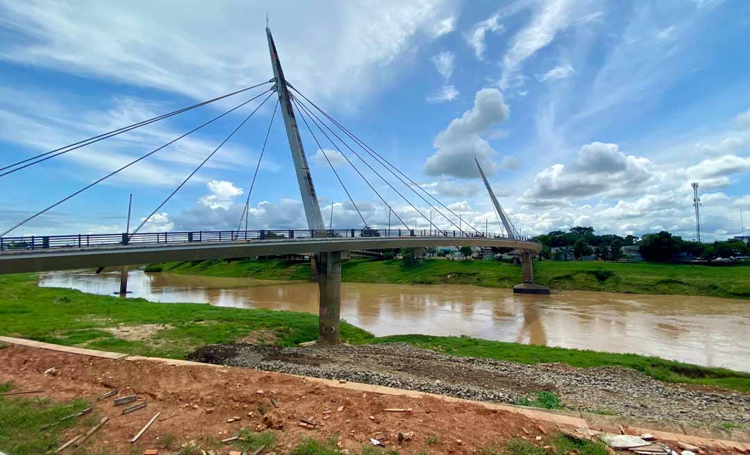 Rio Acre apresenta vazante na Capital apesar das chuvas; nível volta a ficar abaixo de cinco metros