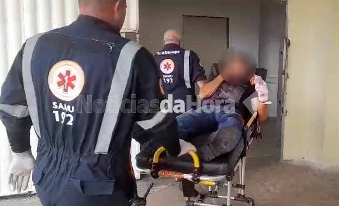 Homem é esfaqueado em desentendimento familiar em Rio Branco; agressor está foragido