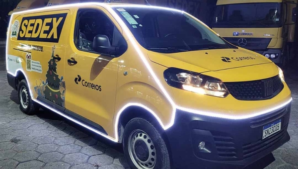 Papai Noel dos Correios - Carreata de Luz acontece em Rio Branco nesta quarta (27)