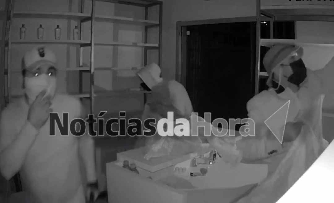 Loja é alvo de arrombamento no bairro Estação Experimental; criminosos fogem com mercadorias