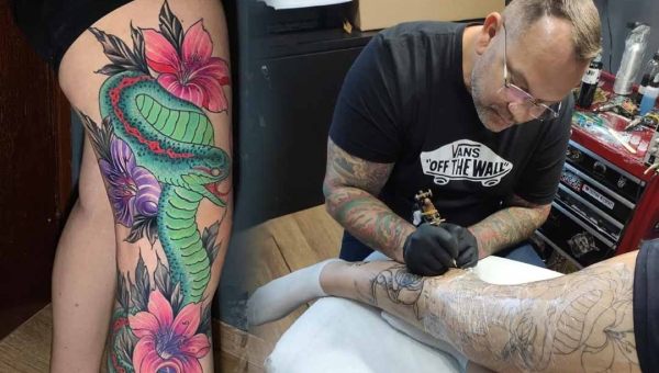 Marcelo Tattoo retorna ao Acre para temporada de tatuagens no Dai Tattoo Studio