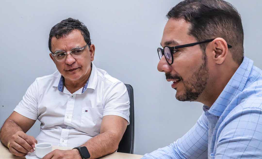 Gonzaga se reúne com empresário e professor da Ufac e pretende trazer indústria de biofertilizantes para o Acre