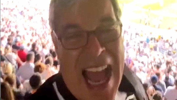 Jorge Viana chora comemorando título do Botafogo no Monumental de Núñez