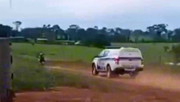 Motociclista sem habilitação foge de abordagem policial e é perseguido em Acrelândia