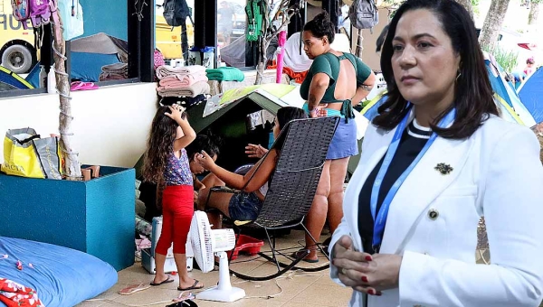 Mailza Assis afirma que providências estão sendo tomadas para atender famílias acampadas na Aleac: “A situação está sob controle”