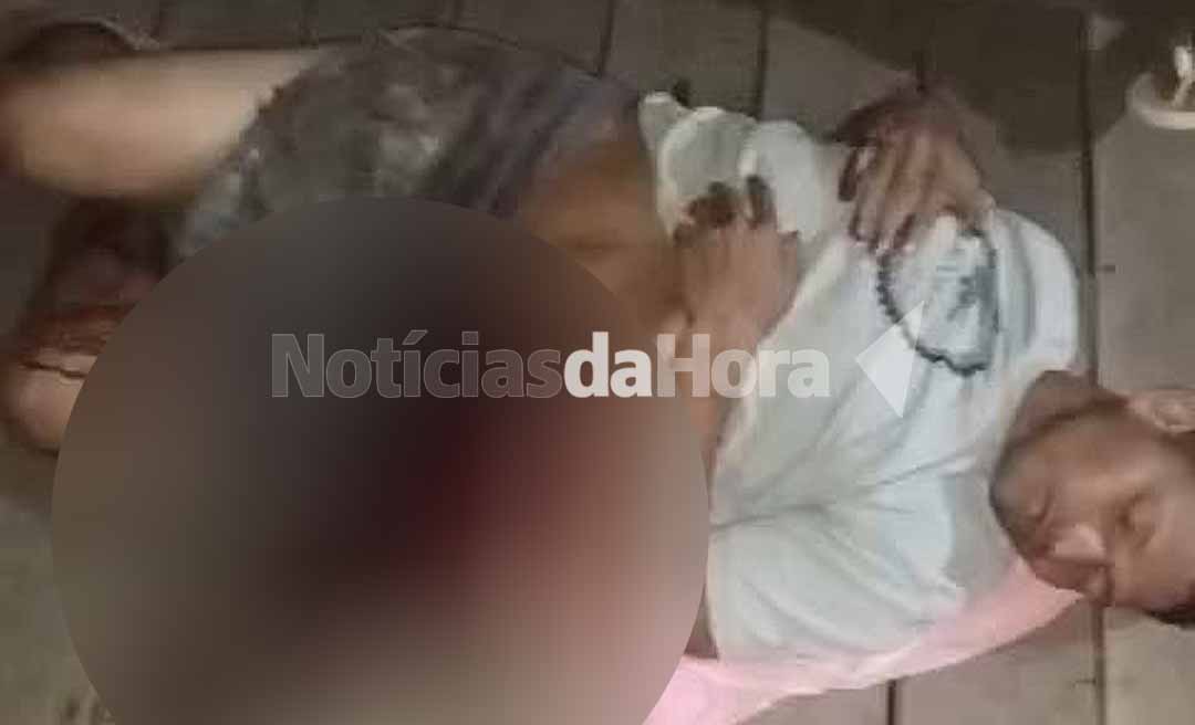 Discursão entre irmãos quase termina em tragédia na zona rural de Brasiléia; vítima levou um corte de facão na barriga