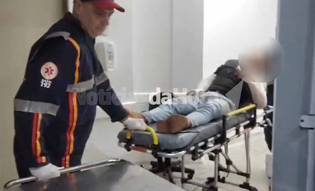 Soldado do Exército sofre acidente de moto na entrada do Jardim de Alah em Rio Branco