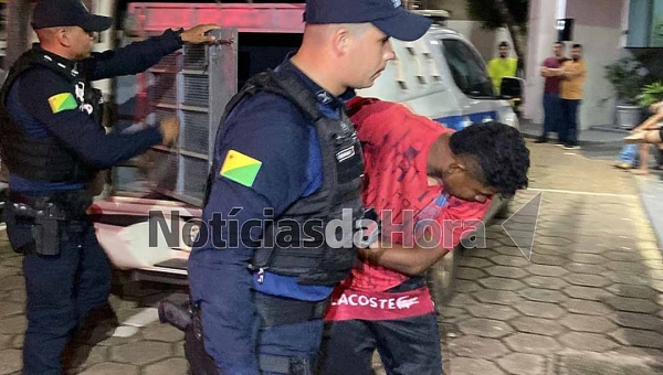 Homem é preso em Bujari após furtar motocicleta de oficina no centro do município