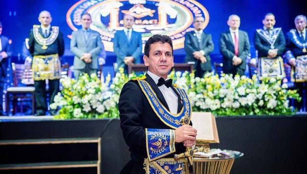 Junior Damasceno é reeleito grão-mestre da Grande Loja Maçônica do Estado do Acre