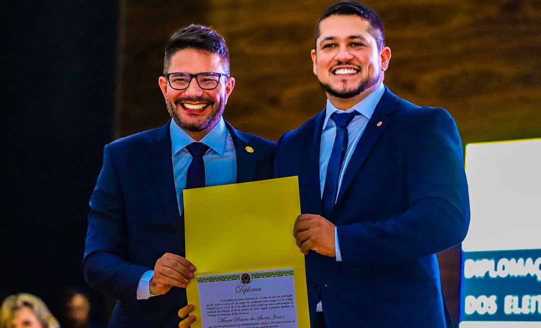 Moacir Júnior é diplomado vereador pelo Tribunal Regional Eleitoral do Acre